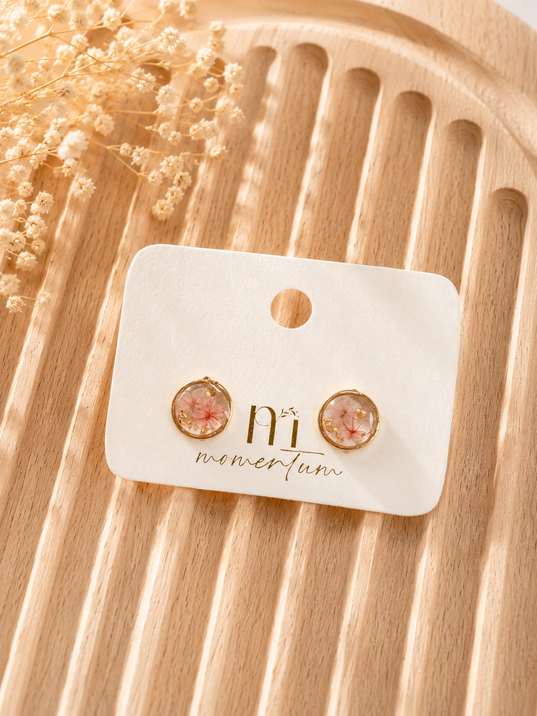 Kaleidoscope Earrings Orange.
