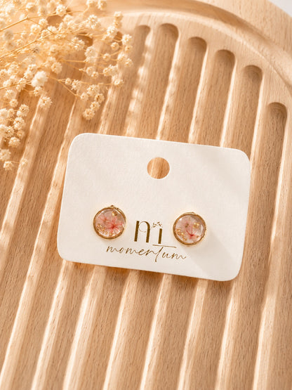 Kaleidoscope Earrings Orange.