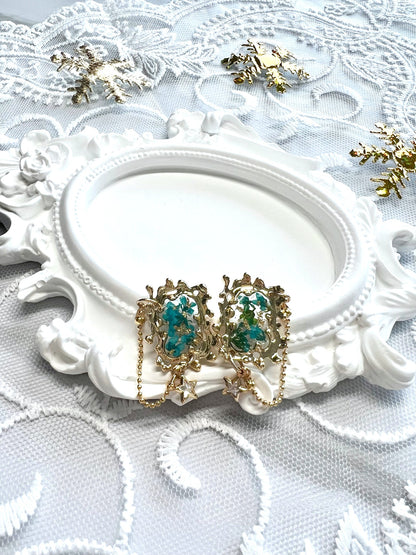 Masterpiece Earrings Blue.