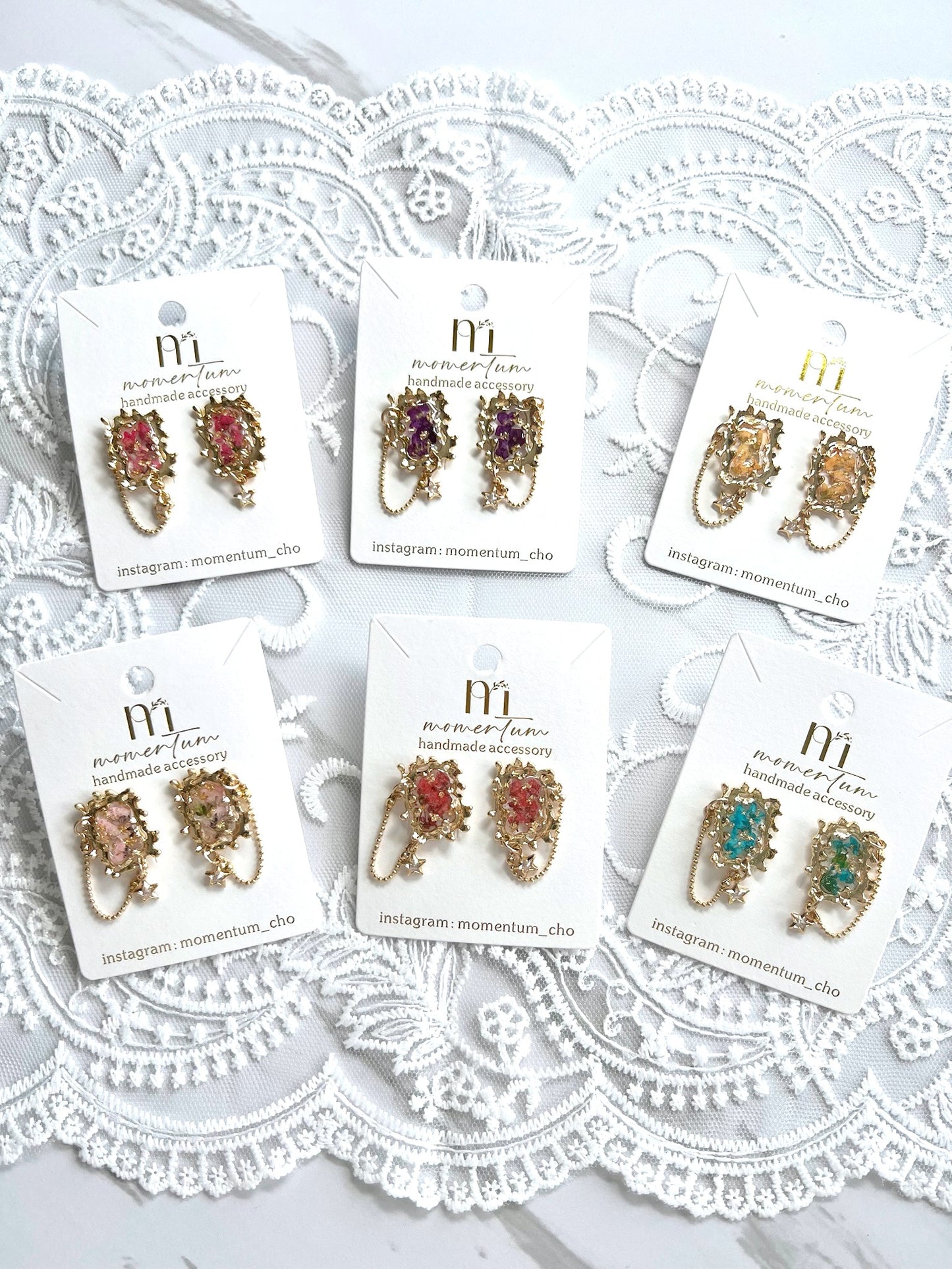 Masterpiece Earrings Line Up.
