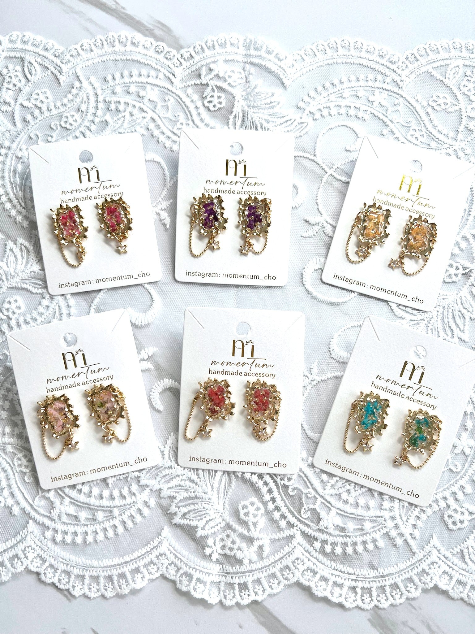Masterpiece Earrings Line Up.
