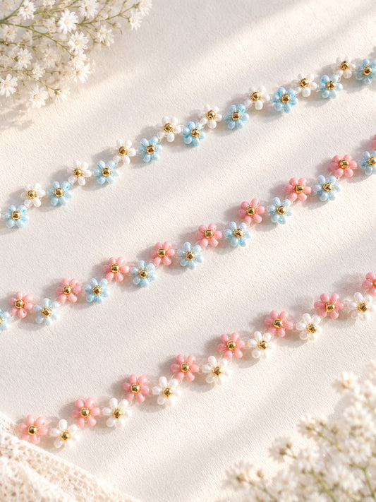 Petals in the Sky Bracelets.