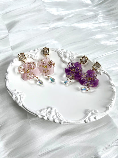 Rainlight Flora Earrings Group.