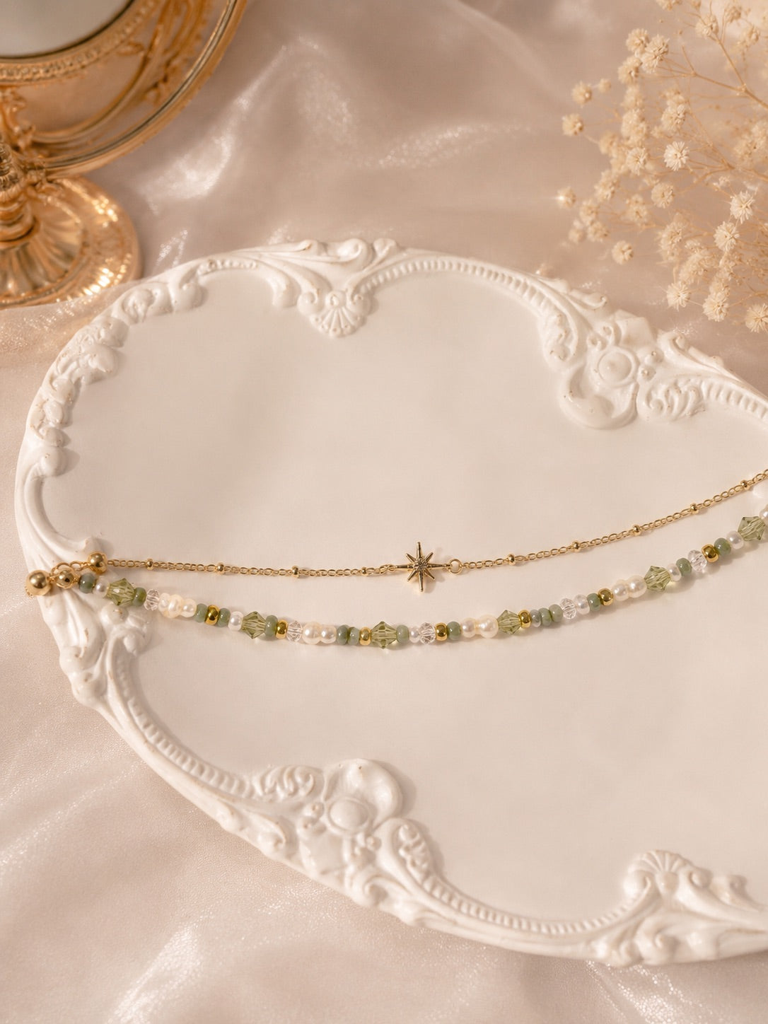 Rocaille Royale Bracelets Green.