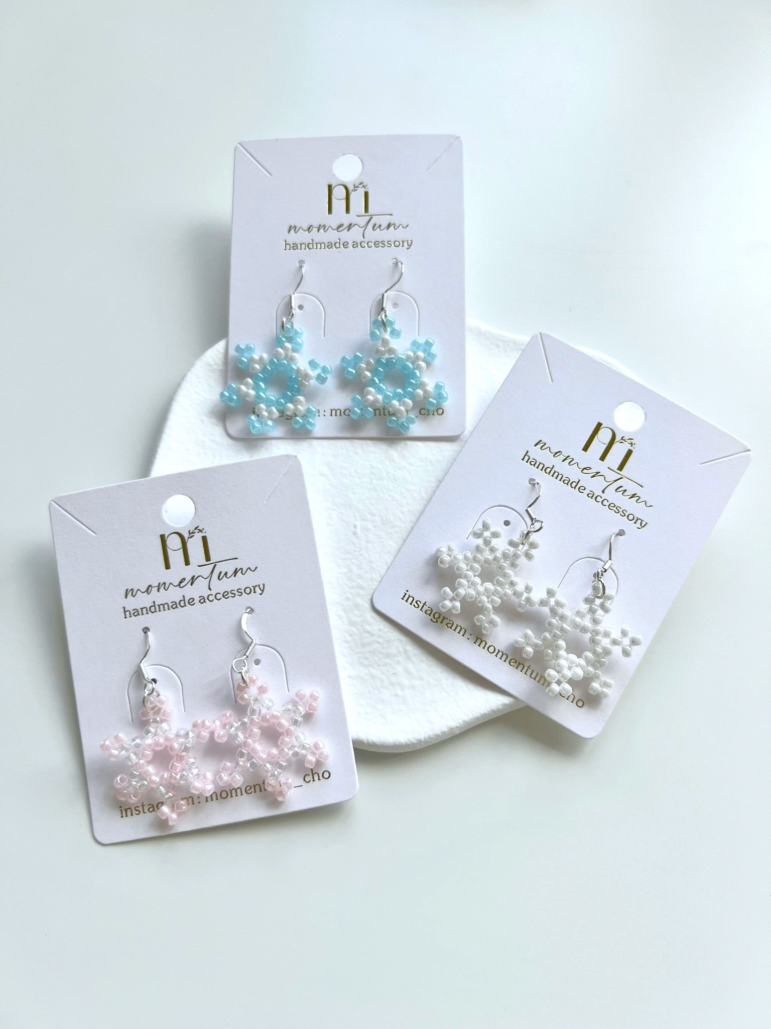 Snowflakes Earrings.