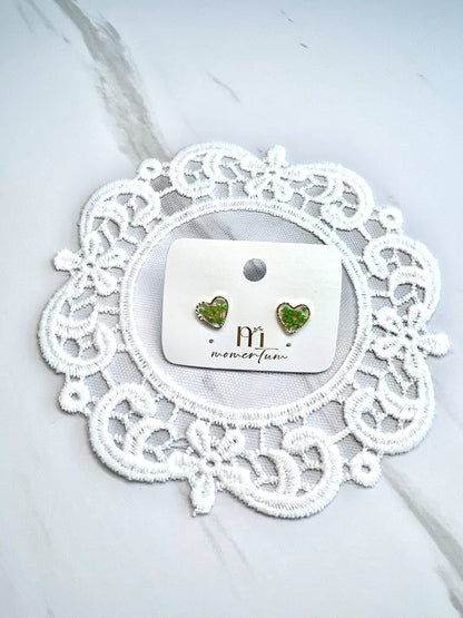 Stardust Earring Green.