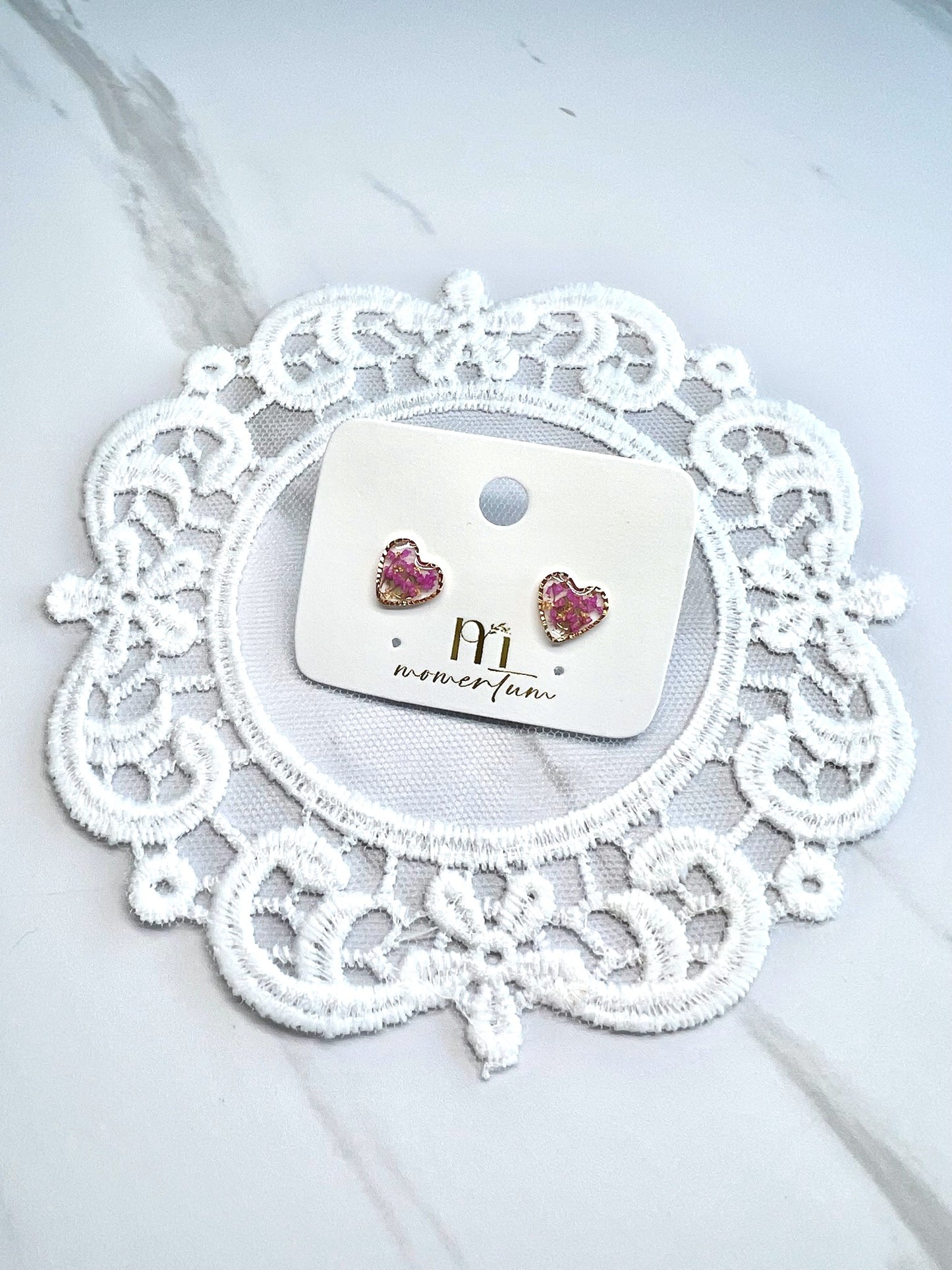 Stardust Earring Pink.