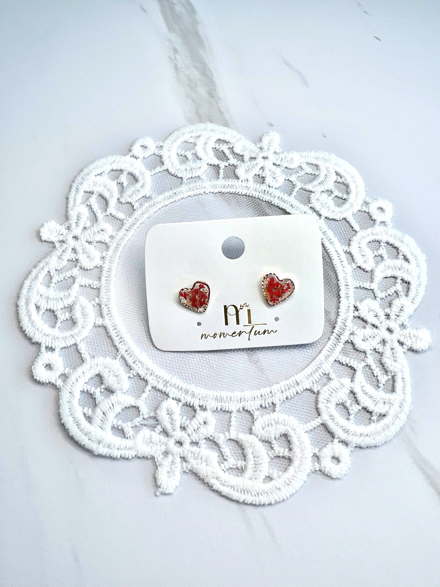 Stardust Earring Red.