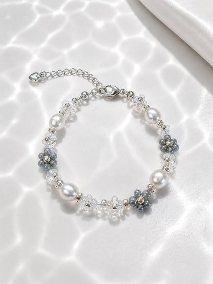 Starlit Nebulae Bracelets Silver.