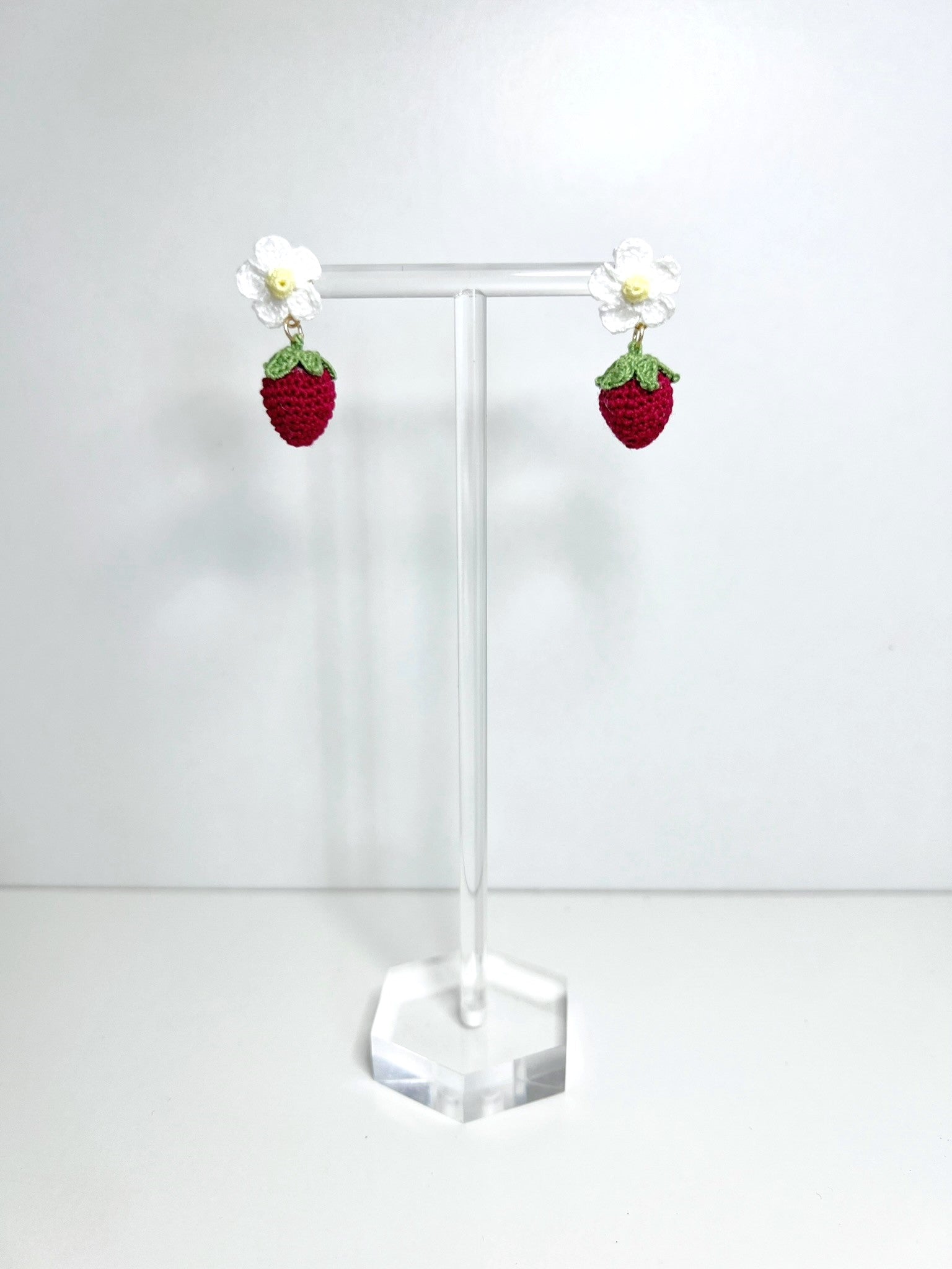 Strawberry Dream Earrings Demo Red.