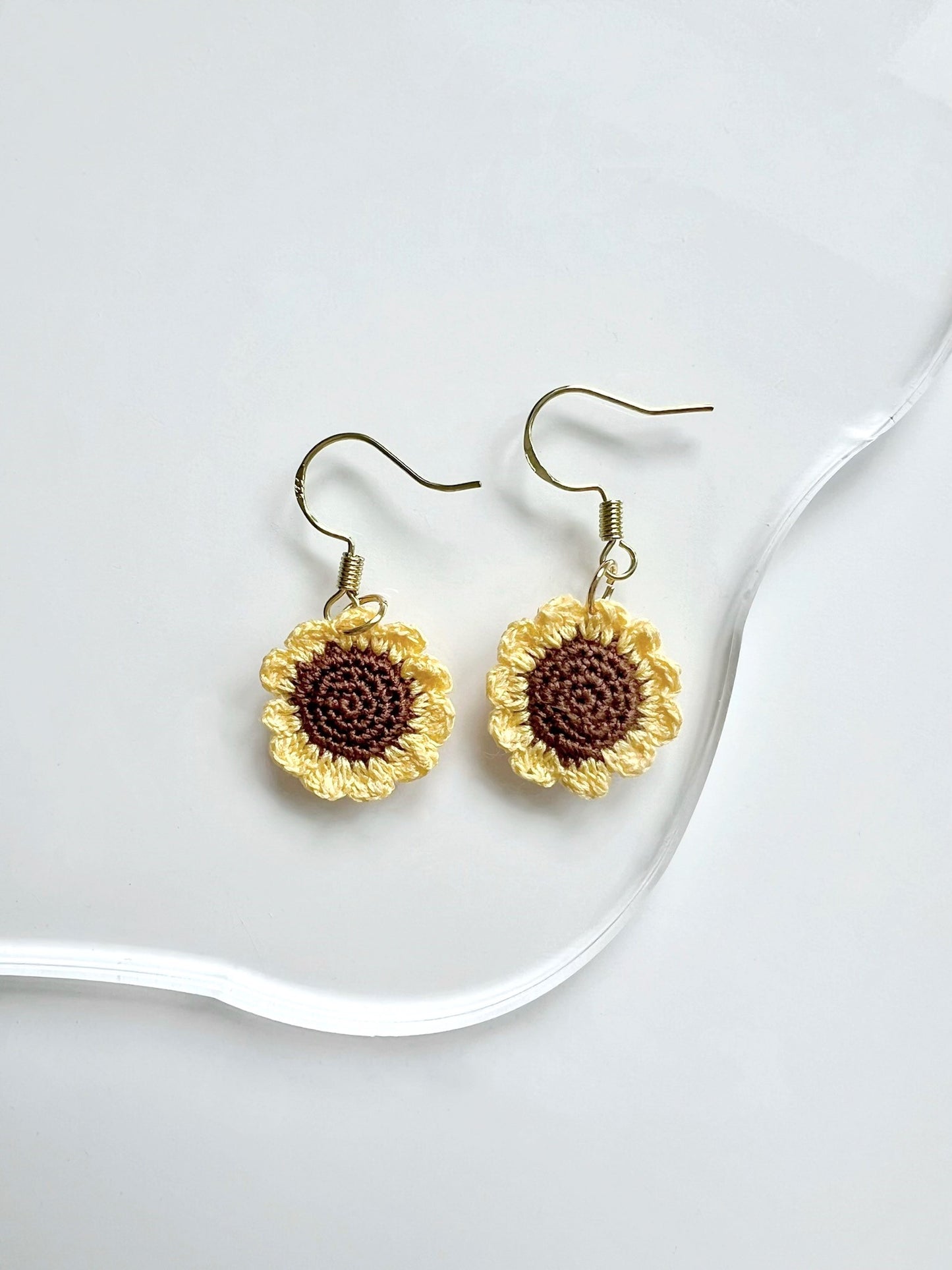 Sunflower Earrings.