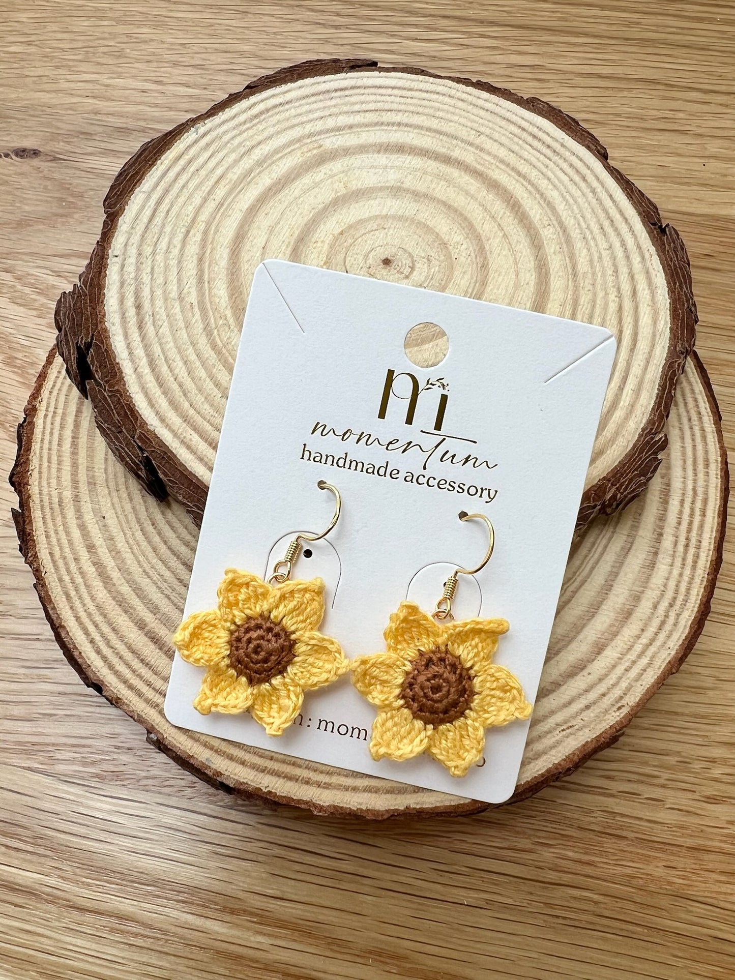 Sunflower Earrings.