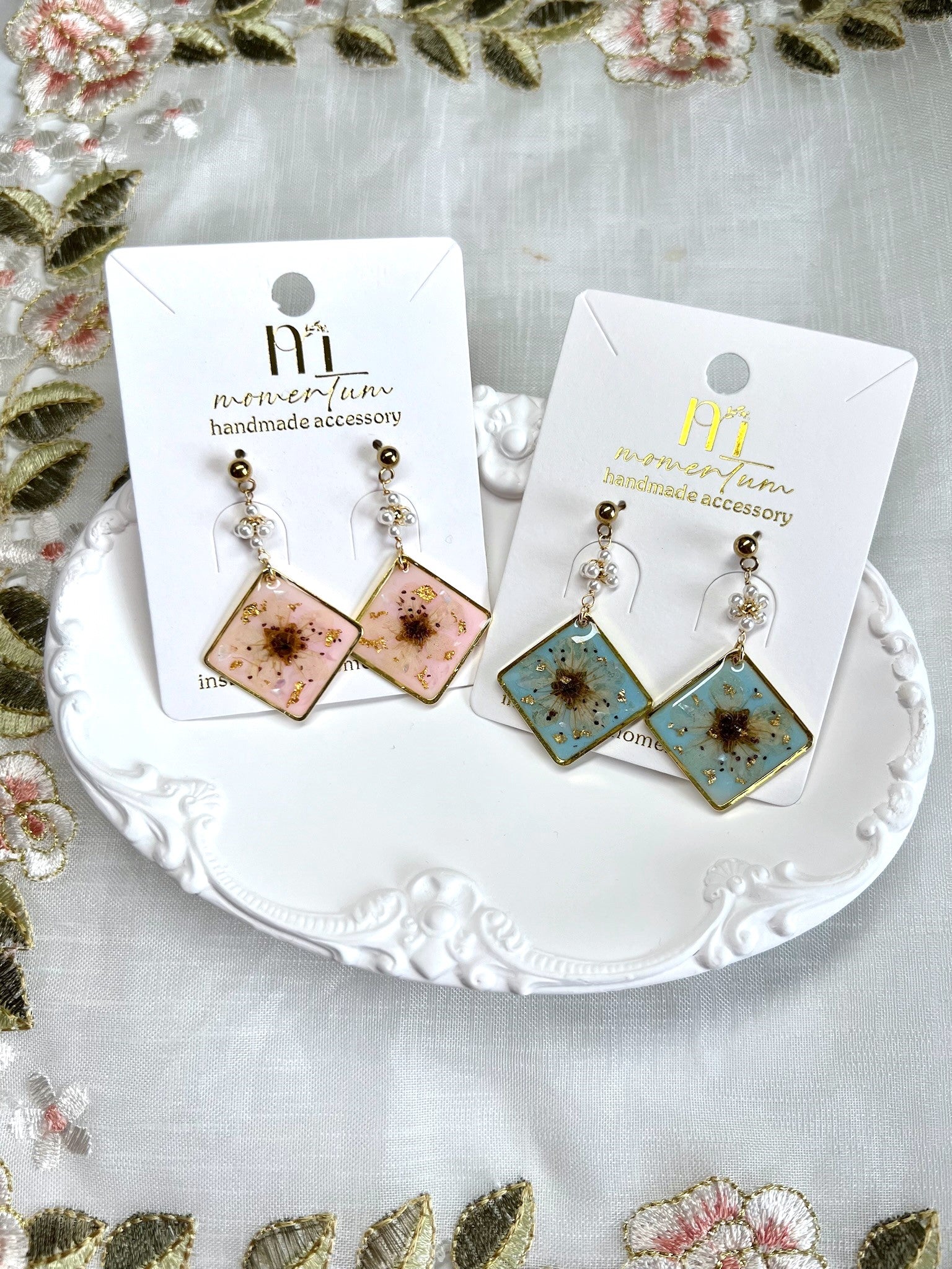 Ume Blossom Earrings.