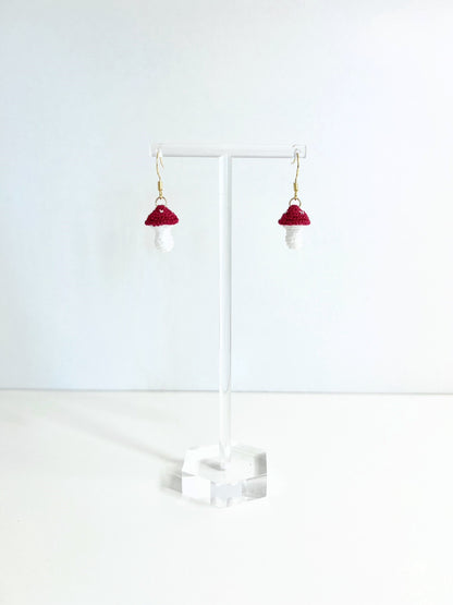 Whispers Of The Forest Earrings Red Demo.